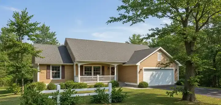 Country house plans 31-112 - front exterior, 1,497 sq ft, 3 bed, 2 bath house plans | Monster House Plans