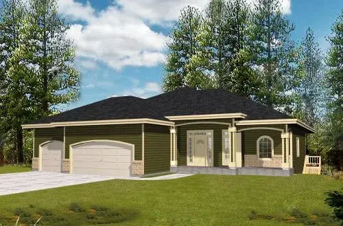 Traditional house plans 31-118 - front exterior, 2,803 sq ft, 3 bed, 2 bath house plans | Monster House Plans