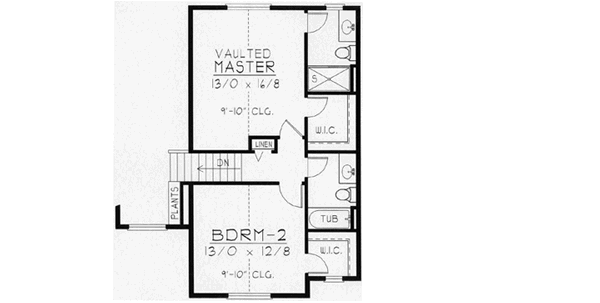Upper/Second Floor Plan: 31-119