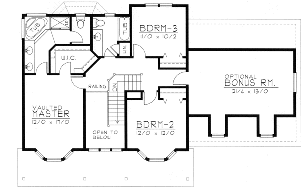 Upper/Second Floor Plan: 31-122