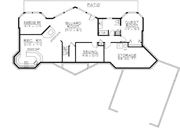 Lower Floor Plan: 31-123