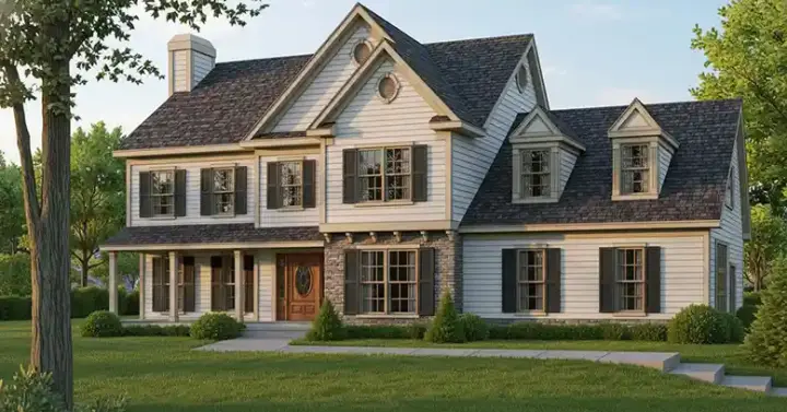 Country house plans 31-126 - front exterior, 2,502 sq ft, 3 bed, 2 bath house plans | Monster House Plans