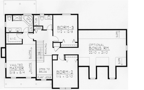 Upper/Second Floor Plan: 31-126