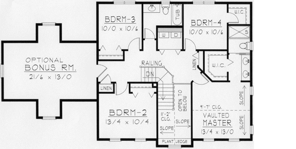 Upper/Second Floor Plan: 31-131