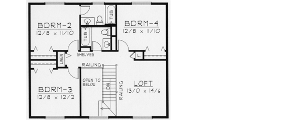 Upper/Second Floor Plan: 31-133