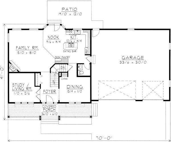 Main Floor Plan: 31-134