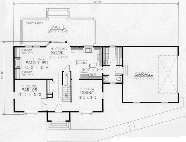Main Floor Plan: 31-135