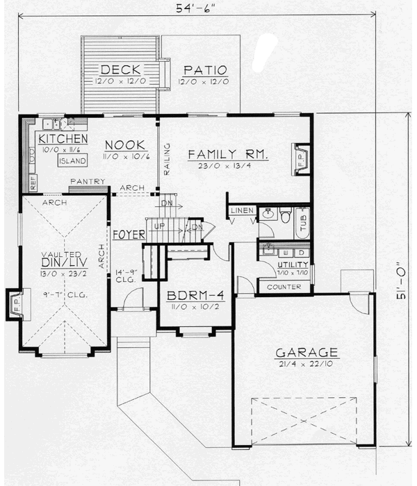 Main Floor Plan: 31-136