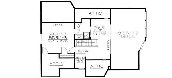 Upper/Second Floor Plan: 31-139