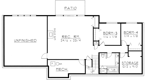 Lower Floor Plan: 31-140