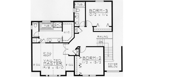 Upper/Second Floor Plan: 31-142