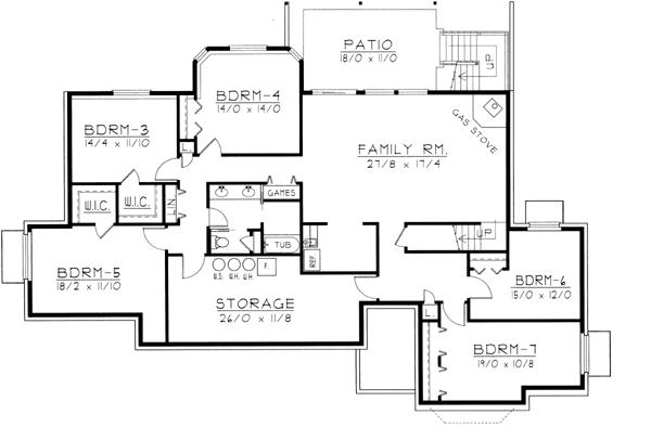 Lower Floor Plan: 31-146