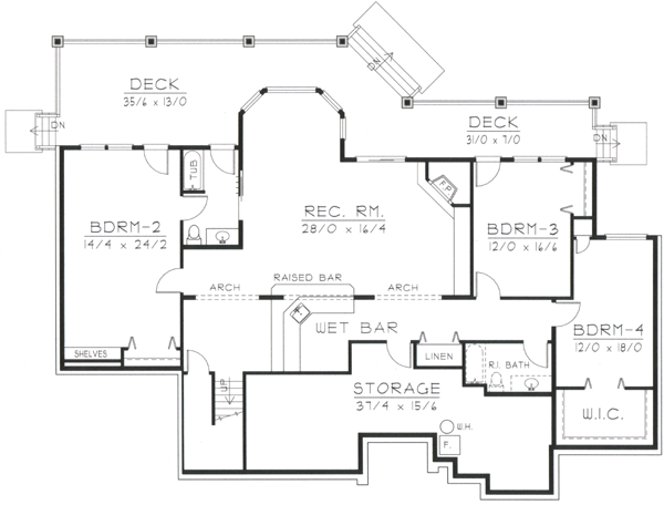 Lower Floor Plan: 31-149