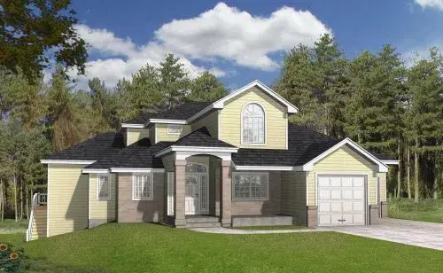Traditional house plans 31-151 - front exterior, 2,819 sq ft, 3 bed, 2 bath house plans | Monster House Plans