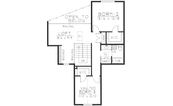 Upper/Second Floor Plan: 31-151