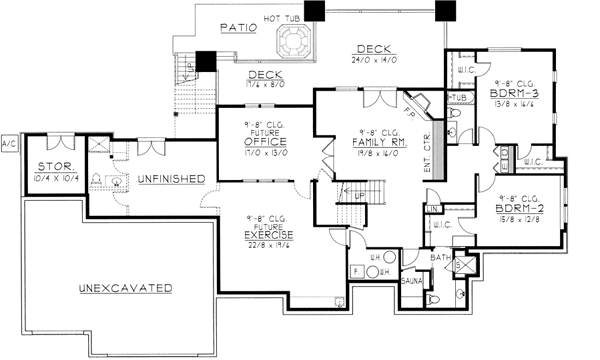Lower Floor Plan: 31-153