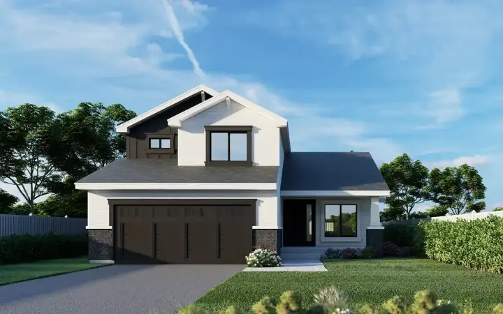Craftsman house plans 31-168 - front exterior, 1,331 sq ft, 3 bed, 2 bath house plans | Monster House Plans