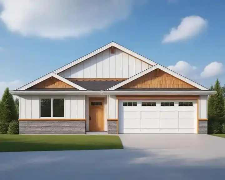 Craftsman house plans 31-194 - front exterior, 1,465 sq ft, 3 bed, 2 bath house plans | Monster House Plans