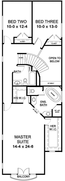 Upper/Second Floor Plan: 32-101