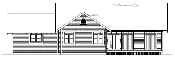 Rear Elevation Plan: 32-108