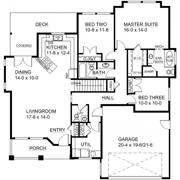 Main Floor Plan: 32-110