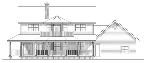 Rear Elevation Plan: 32-113