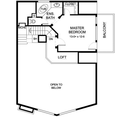 Upper/Second Floor Plan:32-117