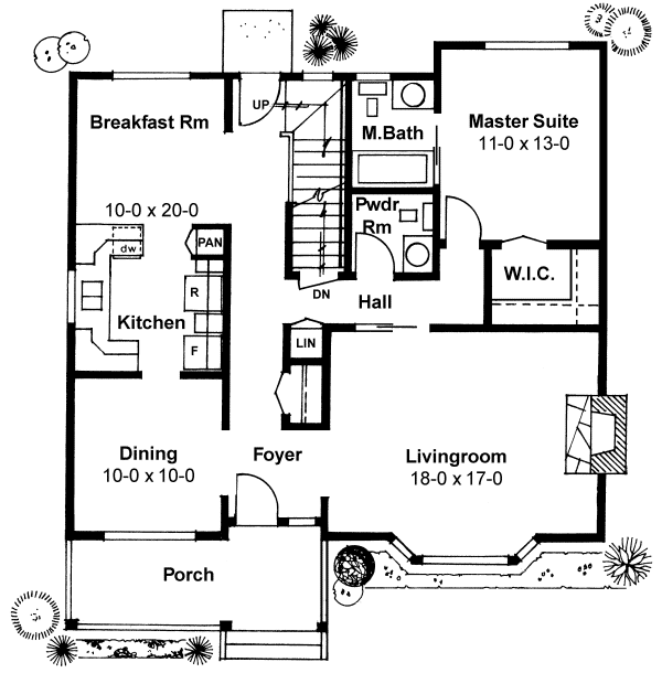 Main Floor Plan: 32-122