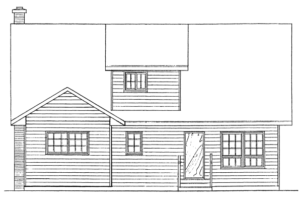 Rear Elevation Plan: 32-122