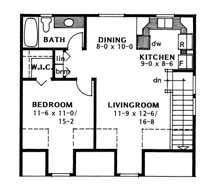 Upper/Second Floor Plan: 32-125