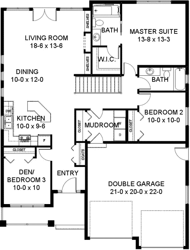 Main Floor Plan: 32-129