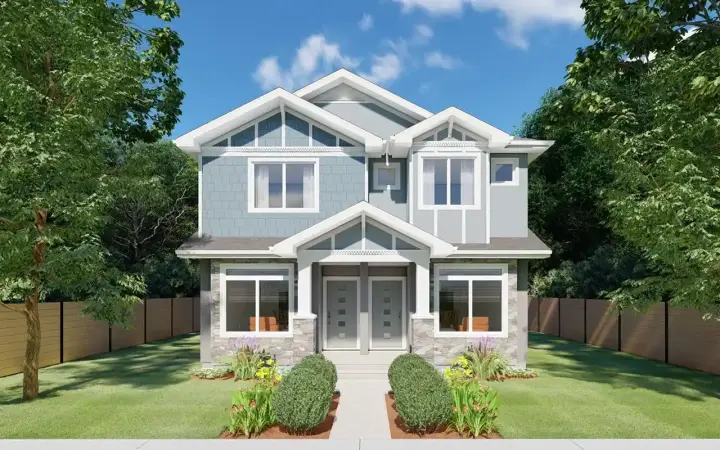 Craftsman house plans 32-206 - front exterior, 2,956 sq ft, 6 bed, 4 bath house plans | Monster House Plans