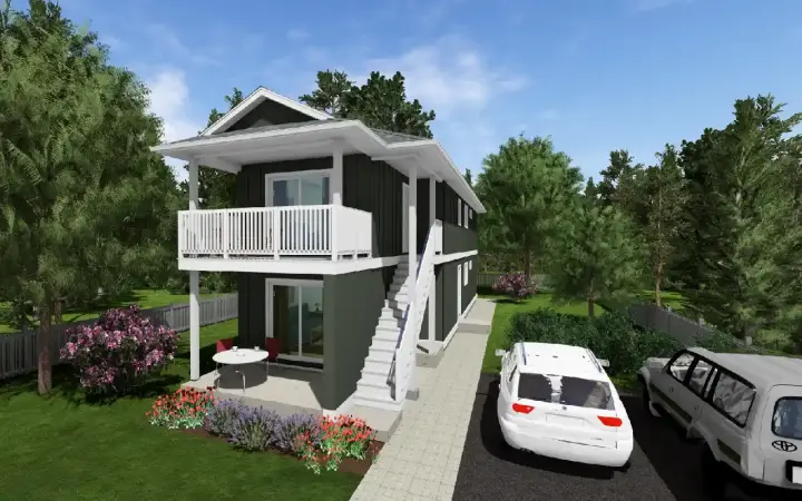 Craftsman house plans 32-210 - front exterior, 1,778 sq ft, 4 bed, 4 bath house plans | Monster House Plans
