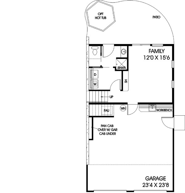 Lower Floor Plan: 33-102