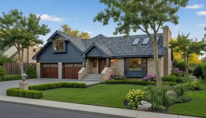 Northwest house plans 33-116 - front exterior, 1,669 sq ft, 3 bed, 2 bath house plans | Monster House Plans