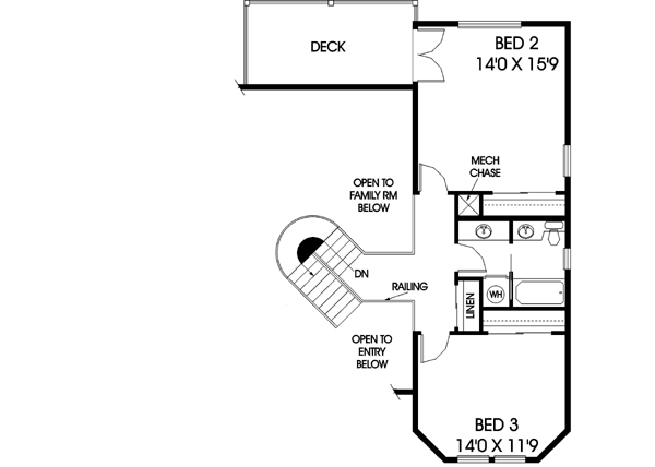 Upper/Second Floor Plan: 33-122