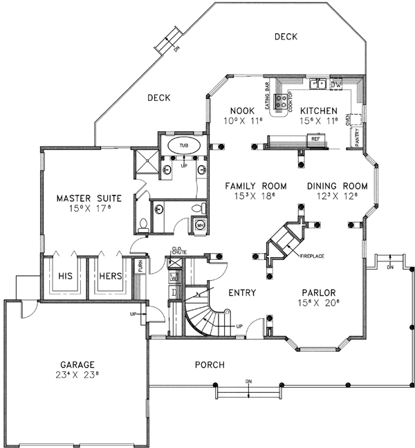 Main Floor Plan: 33-124