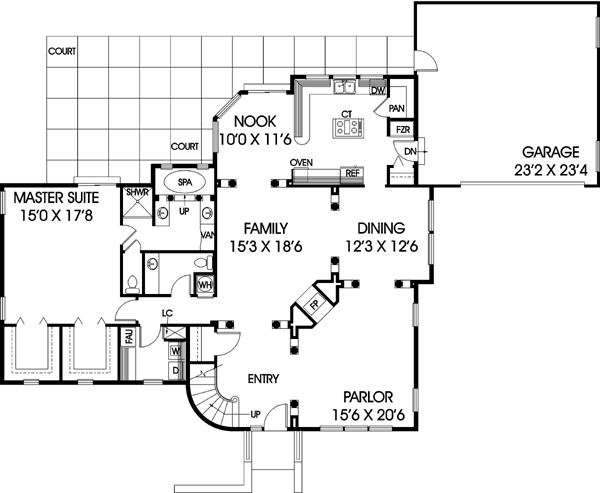 Main Floor Plan: 33-125