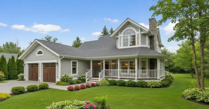 Country house plans 33-136 - front exterior, 2,084 sq ft, 3 bed, 2 bath house plans | Monster House Plans