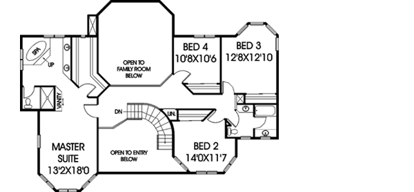 Upper/Second Floor Plan: 33-153