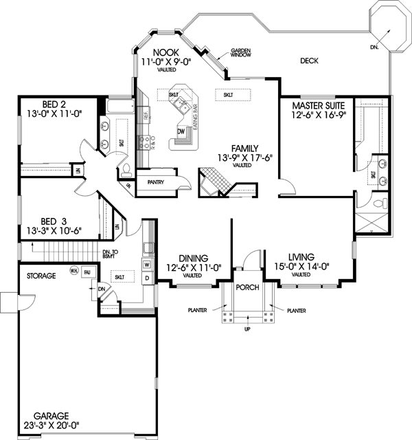 Main Floor Plan: 33-154
