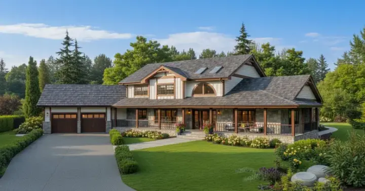 Traditional house plans 33-157 - front exterior, 2,987 sq ft, 4 bed, 2 bath house plans | Monster House Plans