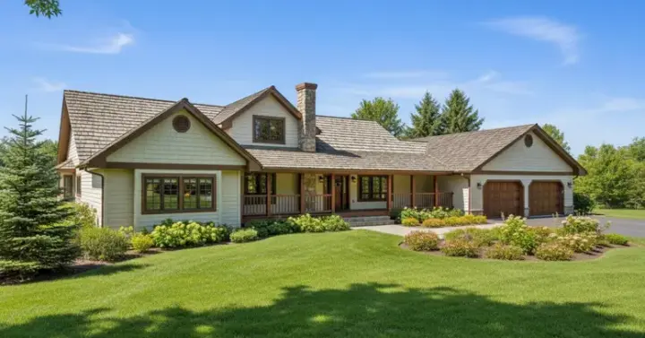 Traditional house plans 33-160 - front exterior, 3,526 sq ft, 4 bed, 3 bath house plans | Monster House Plans