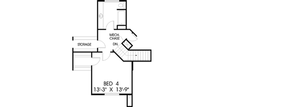 Upper/Second Floor Plan: 33-160