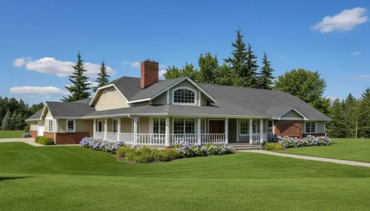 Country house plans 33-165 - front exterior, 3,188 sq ft, 4 bed, 3 bath house plans | Monster House Plans