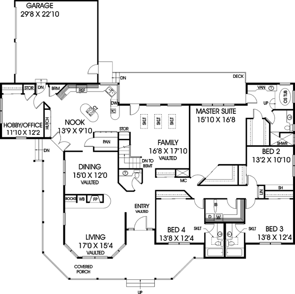 Main Floor Plan: 33-165