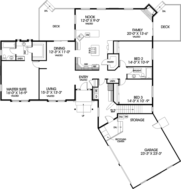 Main Floor Plan: 33-166