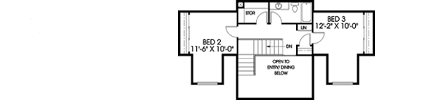 Upper/Second Floor Plan: 33-167