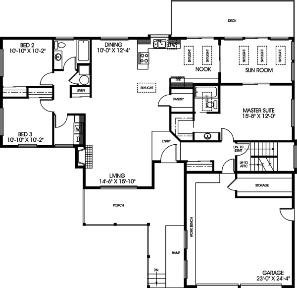 Main Floor Plan: 33-172