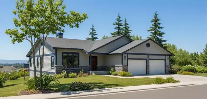 Traditional house plans 33-179 - front exterior, 1,985 sq ft, 3 bed, 2 bath house plans | Monster House Plans